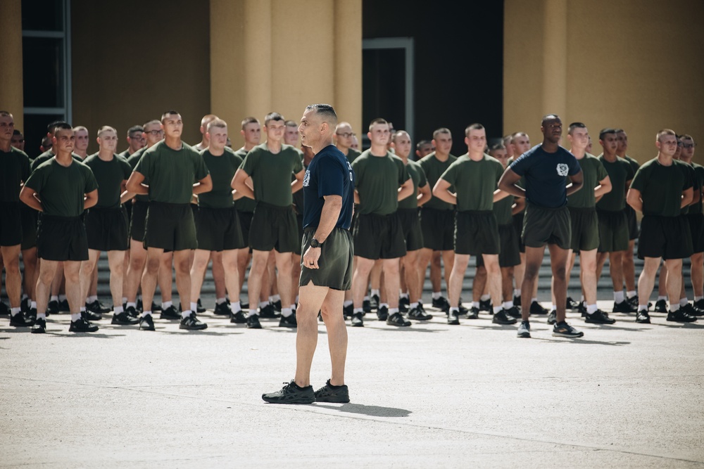 MCRD San Diego: Lima Company Motivational Run