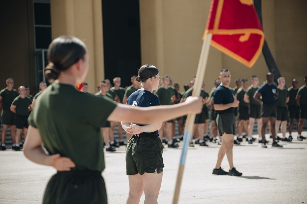 MCRD San Diego: Lima Company Motivational Run