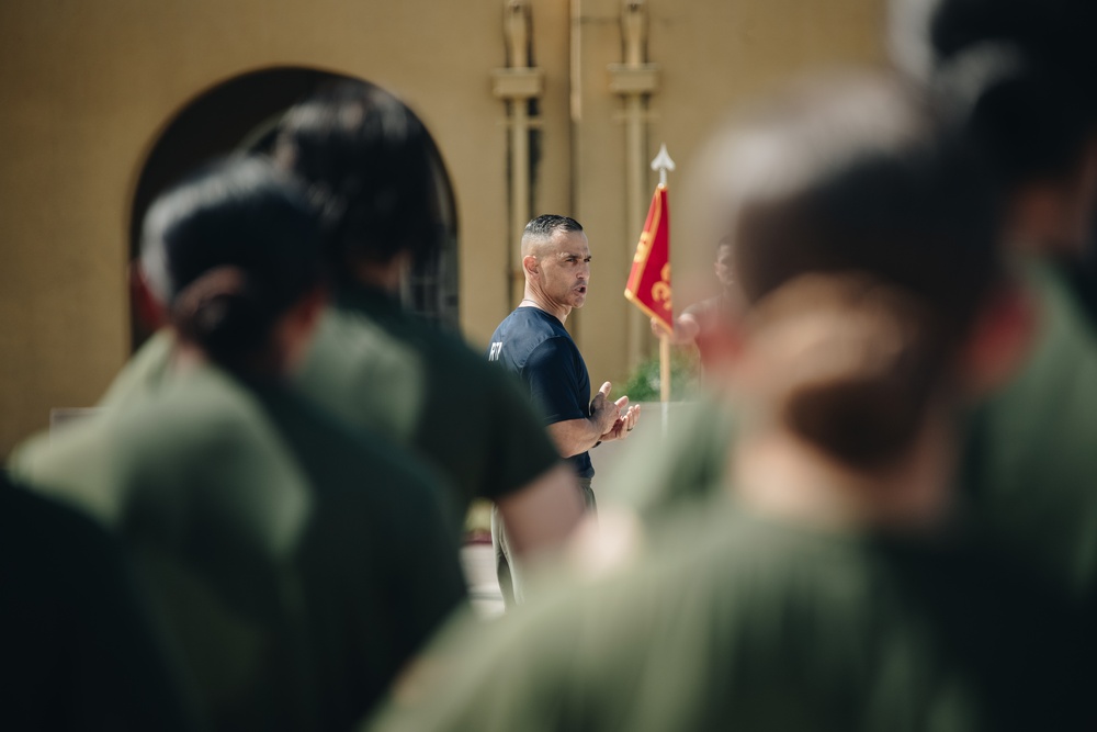 MCRD San Diego: Lima Company Motivational Run