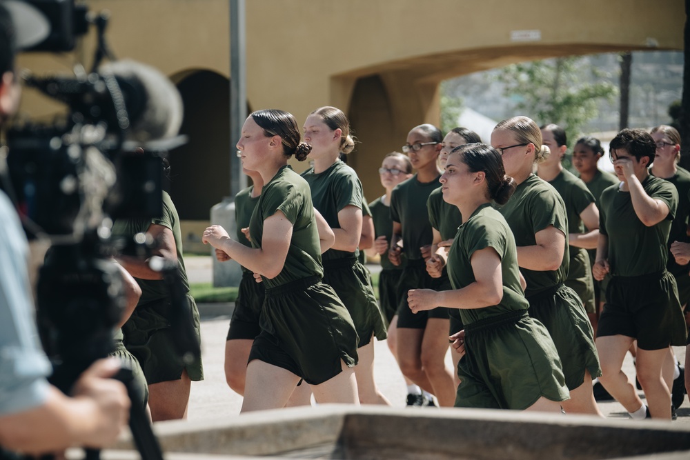 MCRD San Diego: Lima Company Motivational Run