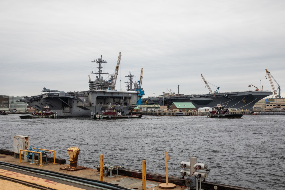 Norfolk Naval Shipyard completes USS Harry S Truman’s Extended Carrier Incremental Availability