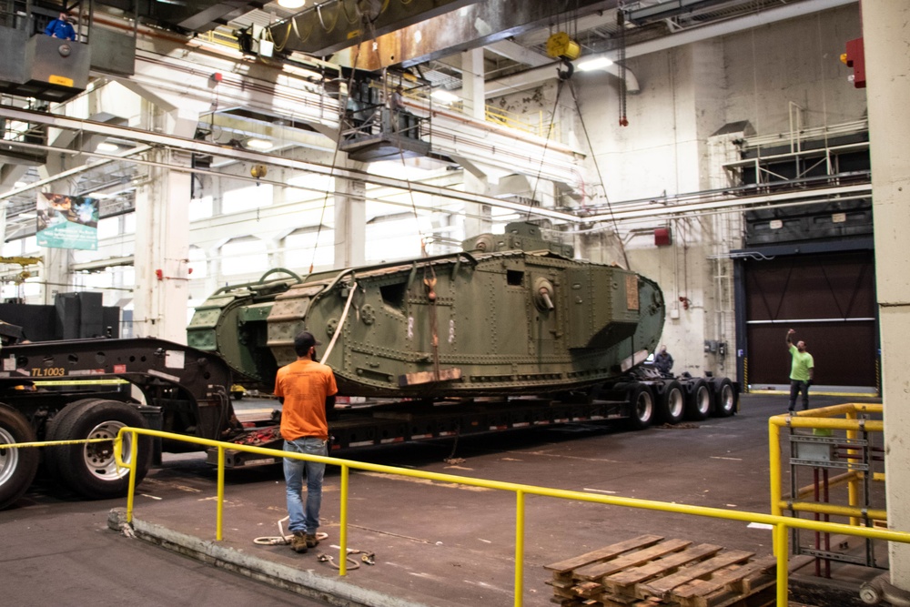 Historic tank returns to RIA factory