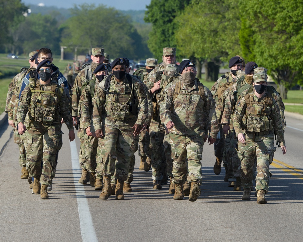 Wright-Patt Security Forces Ruck March