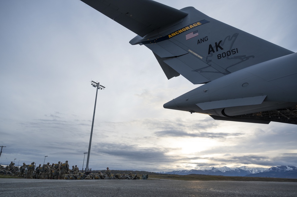Joint Forces Conduct Northern Edge 21 Airborne Drop