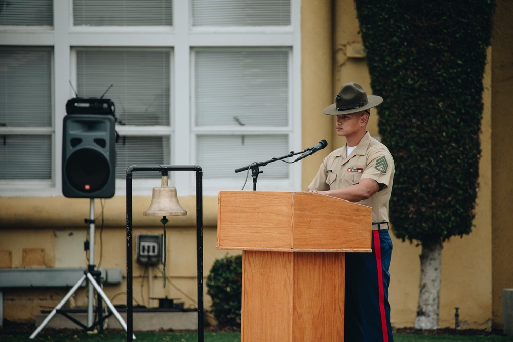 MCRD San Diego: Lima Company Colors Ceremony