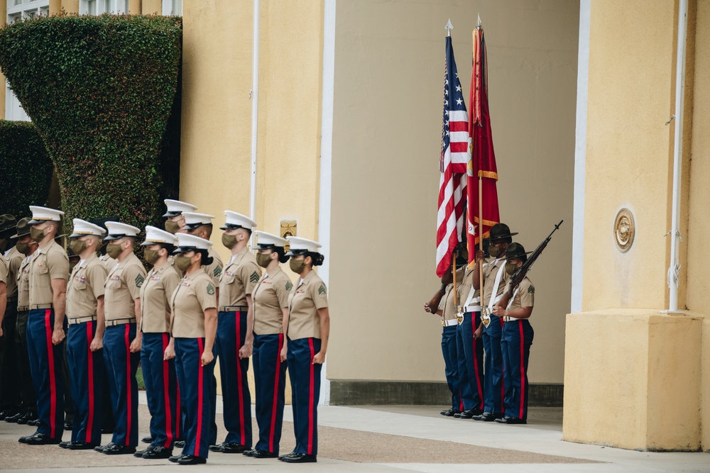 MCRD San Diego: Lima Company Colors Ceremony