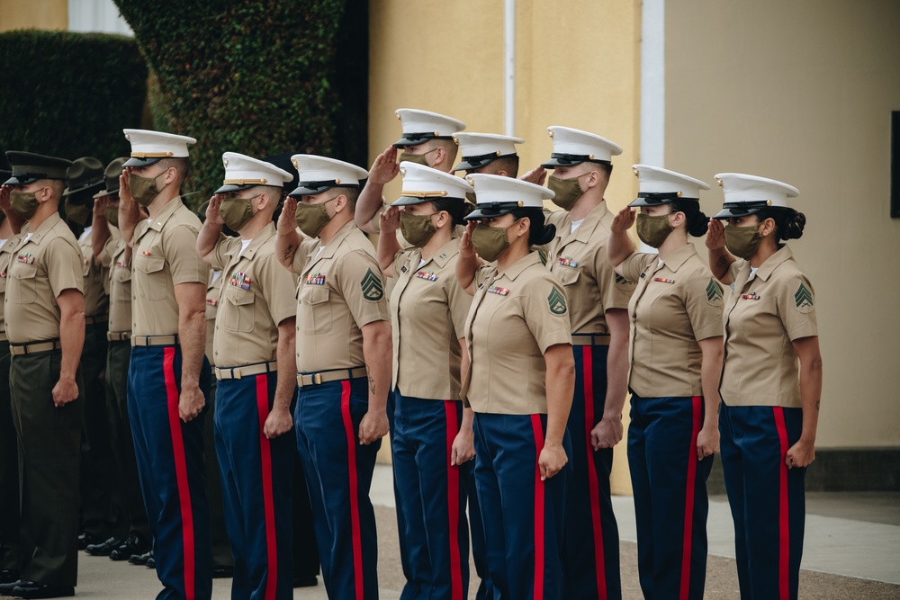 MCRD San Diego: Lima Company Colors Ceremony