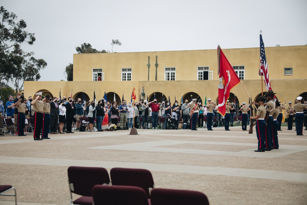 MCRD San Diego: Lima Company Colors Ceremony