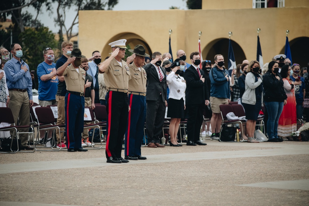 MCRD San Diego: Lima Company Colors Ceremony