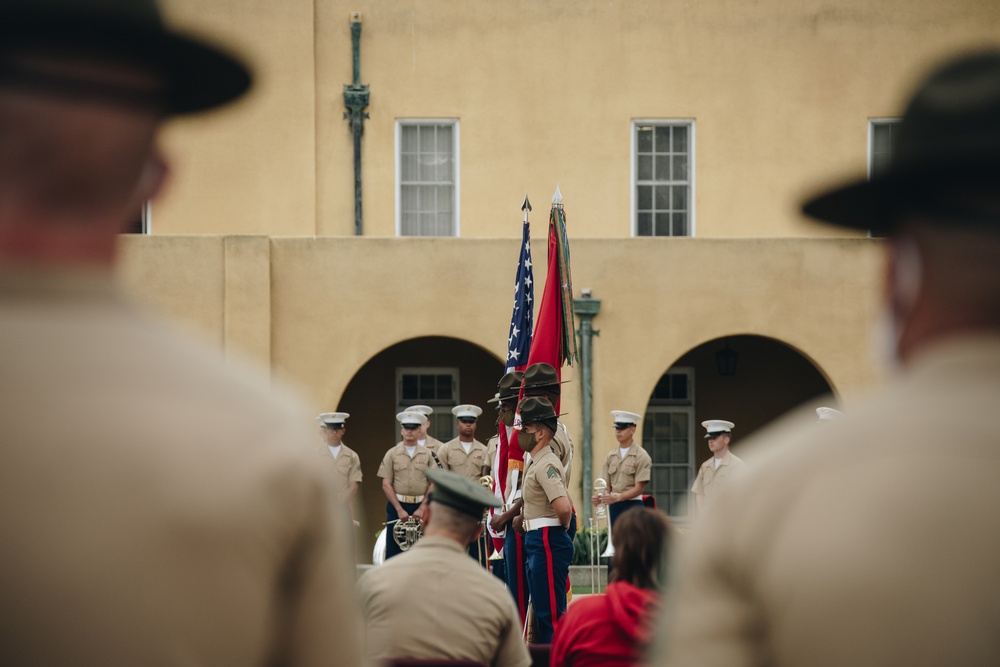 MCRD San Diego: Lima Company Colors Ceremony