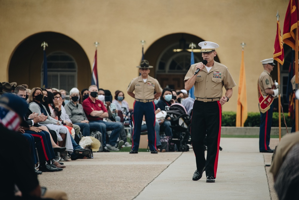 MCRD San Diego: Lima Company Colors Ceremony