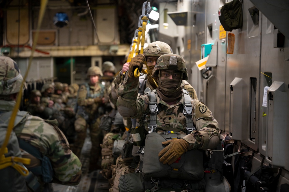 Joint Forces Conduct Northern Edge 21 Airborne Drop