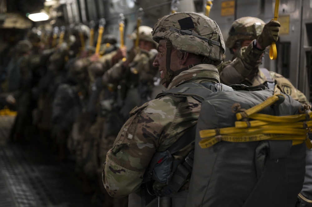 Joint Forces Conduct Northern Edge 21 Airborne Drop