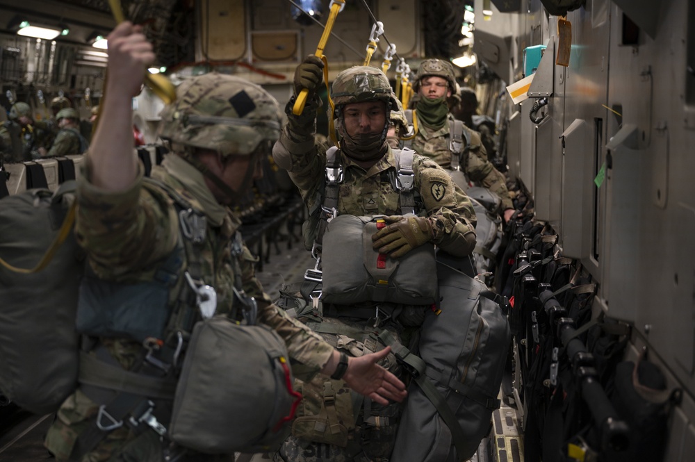 Joint Forces Conduct Northern Edge 21 Airborne Drop