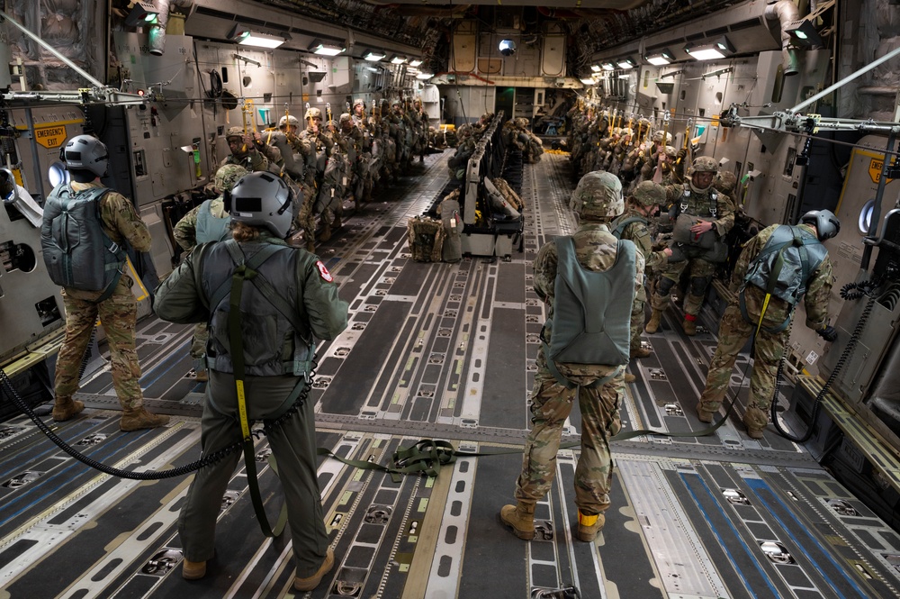 Joint Forces Conduct Northern Edge 21 Airborne Drop