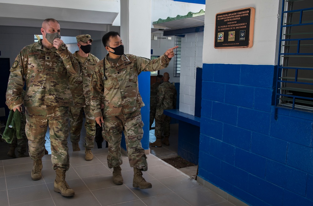 JTF-Bravo leaders visit Zacatillo Island MEDRETE during Resolute Sentinel 21