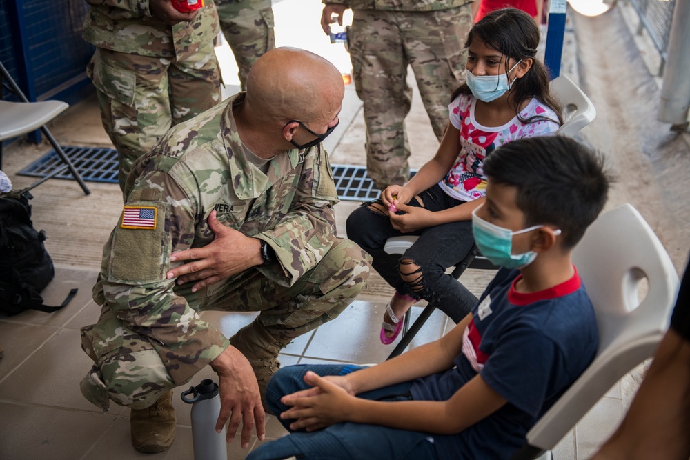 JTF-Bravo leaders visit Zacatillo Island MEDRETE during Resolute Sentinel 21