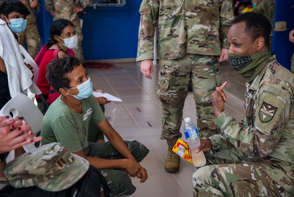 JTF-Bravo leaders visit Zacatillo Island MEDRETE during Resolute Sentinel 21