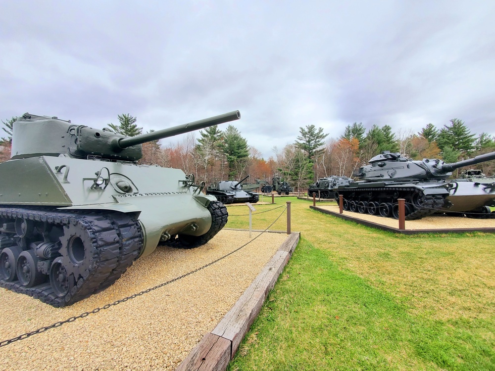 April 2021 views at Equipment Park at Fort McCoy