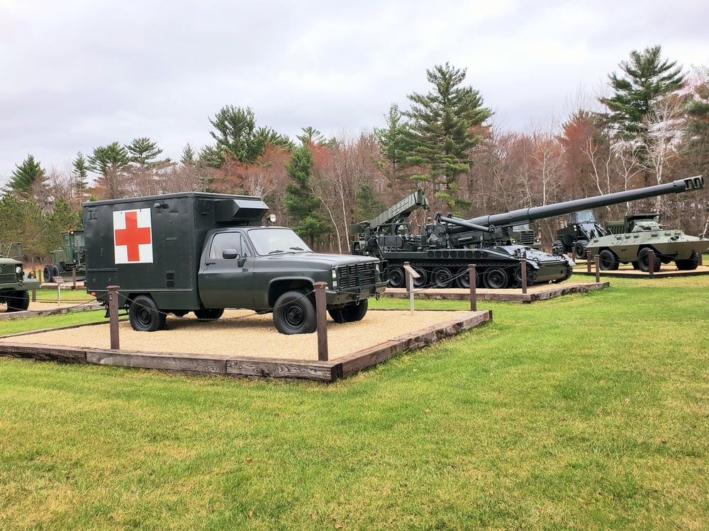 April 2021 views at Equipment Park at Fort McCoy