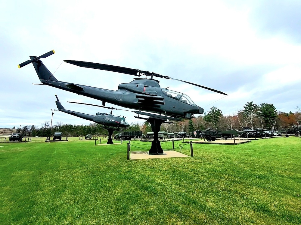 April 2021 views at Equipment Park at Fort McCoy