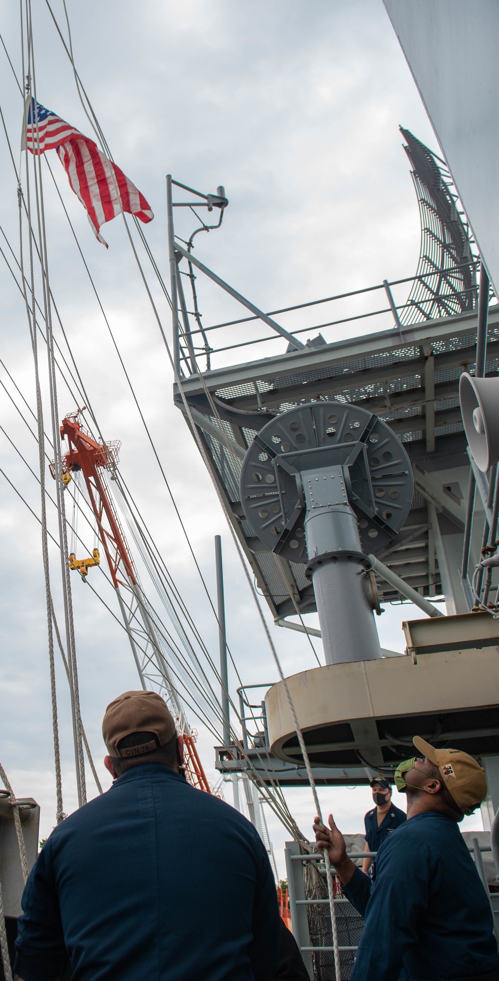 USS Ronald Reagan (CVN 76) Sea Trials Bridge and Lookout