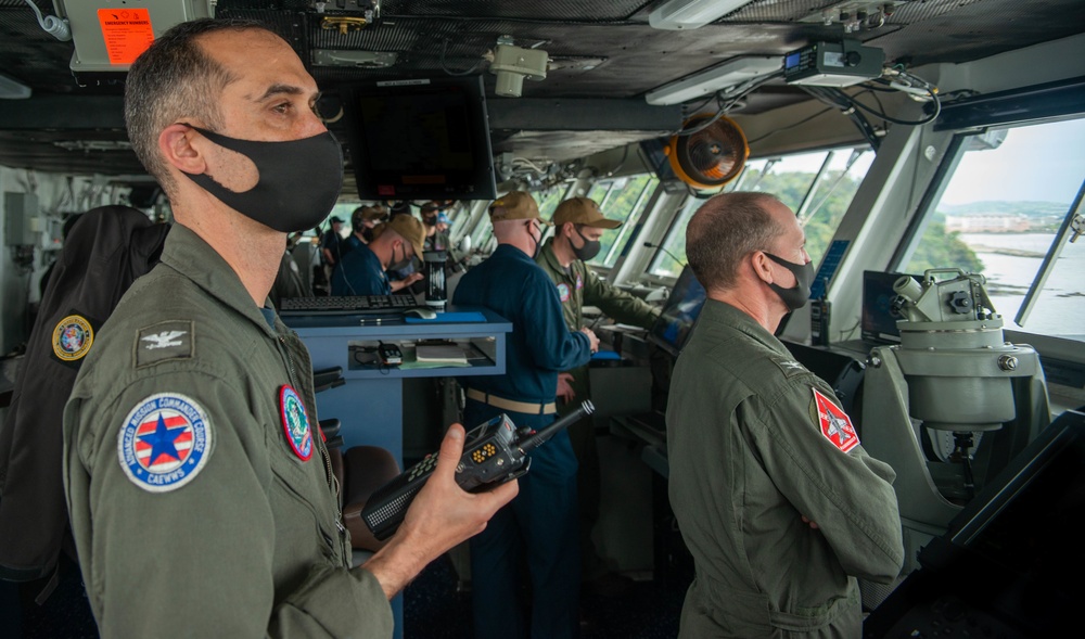 USS Ronald Reagan (CVN 76) Sea Trials Bridge and Lookout