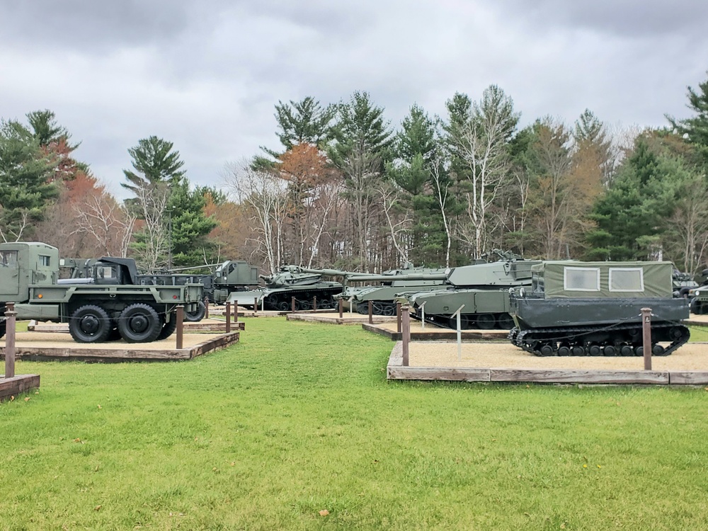 April 2021 views at Equipment Park at Fort McCoy