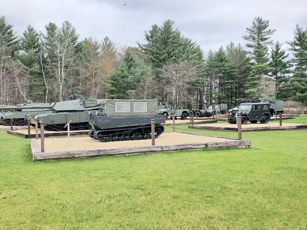 April 2021 views at Equipment Park at Fort McCoy