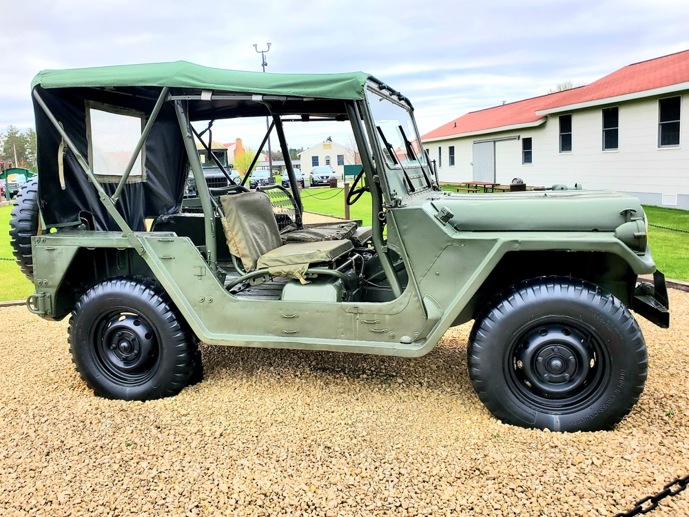 April 2021 views at Equipment Park at Fort McCoy