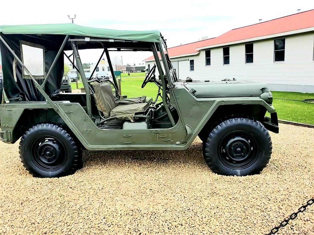 April 2021 views at Equipment Park at Fort McCoy