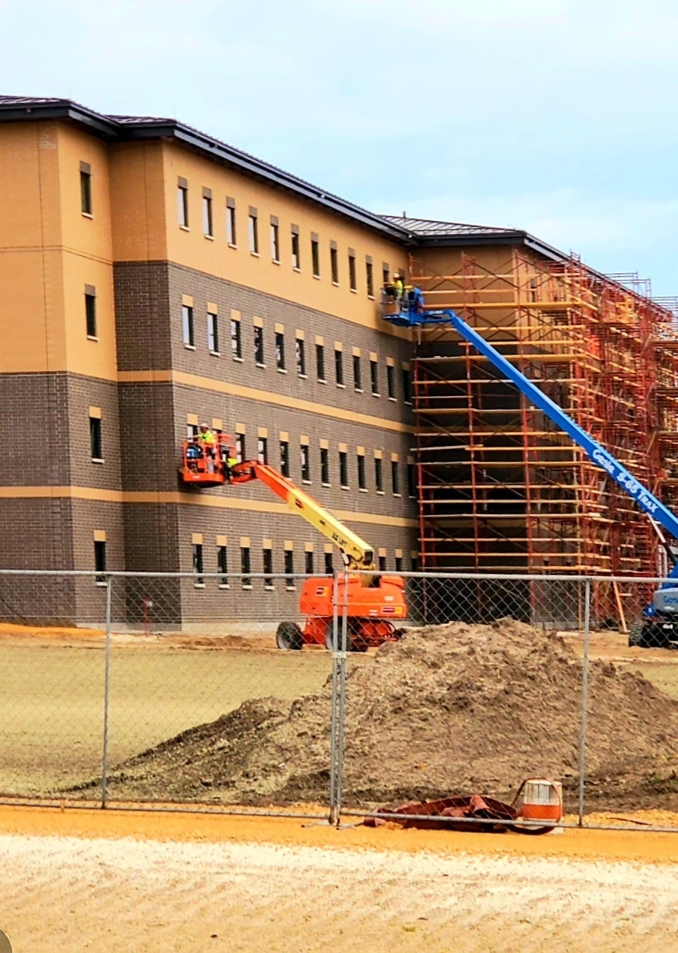 Barracks construction at Fort McCoy