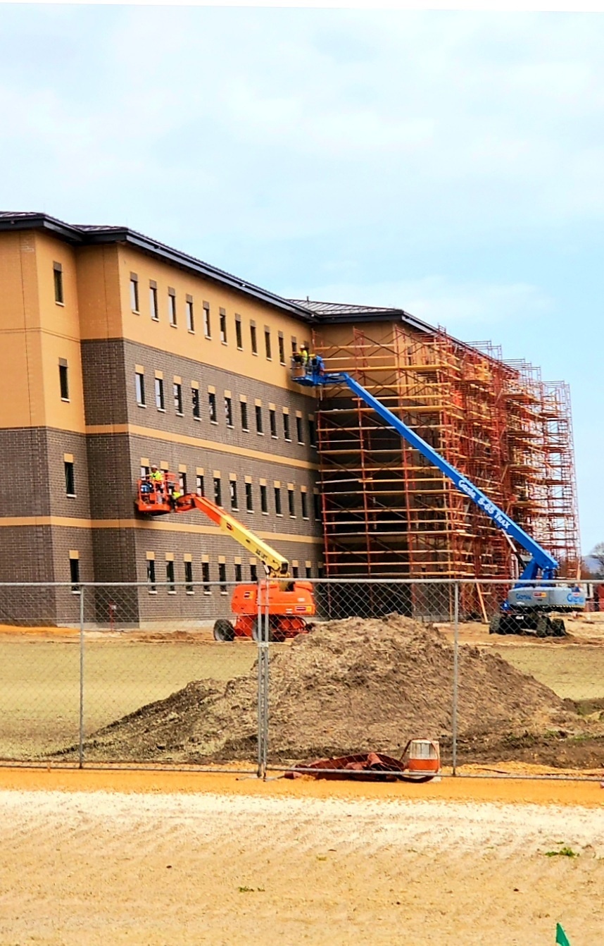 Barracks construction at Fort McCoy