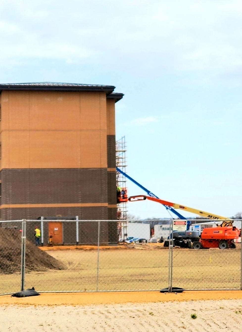 Barracks construction at Fort McCoy