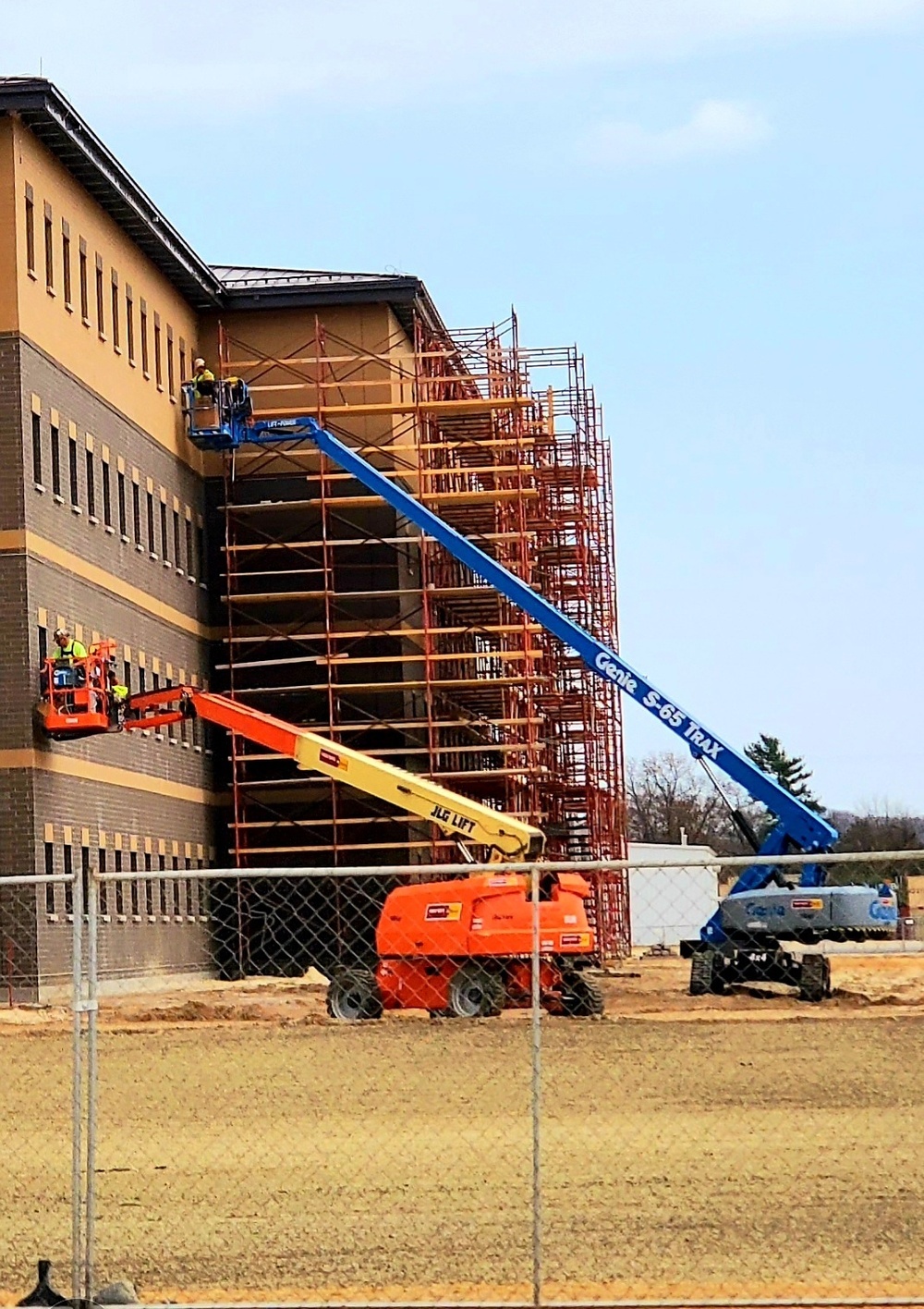 Barracks construction at Fort McCoy