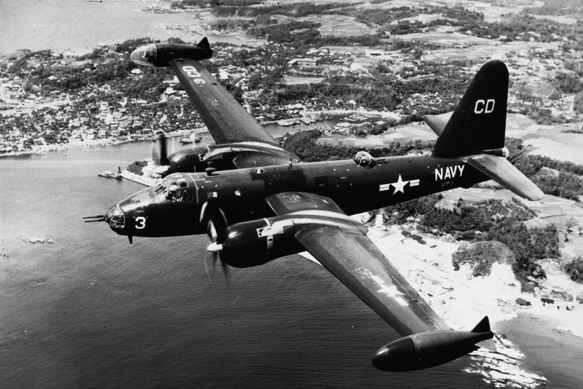 1955年米海軍の対潜哨戒機P2V-5 Neptune フライトハンドブック 2000w_q95.jpg