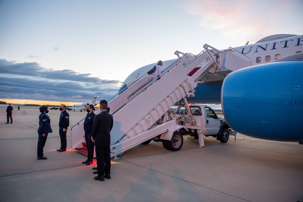 Deputy Secretary of Defense Dr. Kathleen H. Hicks departs Joint Base Andrews