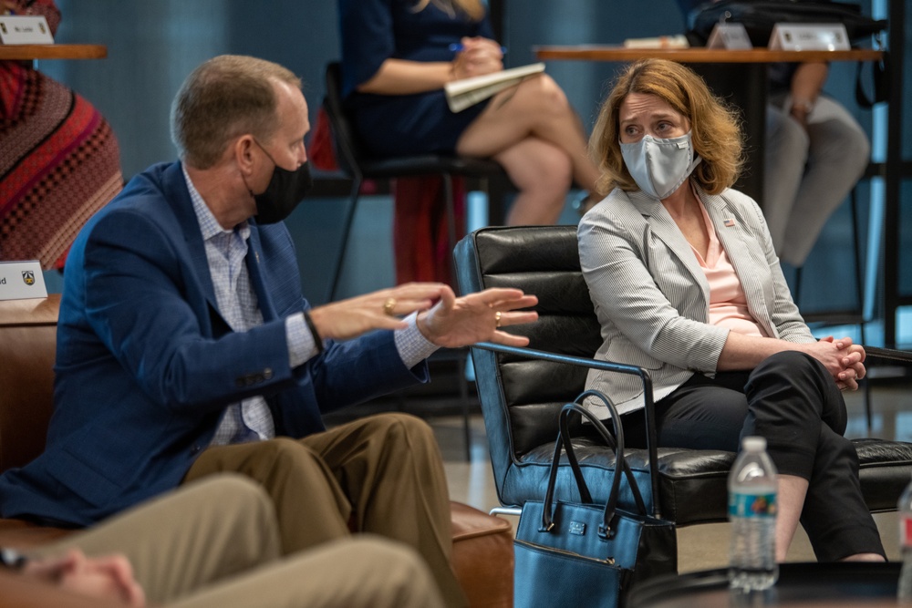 Deputy Secretary of Defense Dr. Kathleen H. Hicks tours Army Future Command facilities