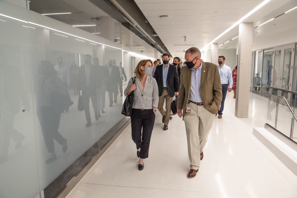 Deputy Secretary of Defense Dr. Kathleen H. Hicks tours Army Future Command facilities