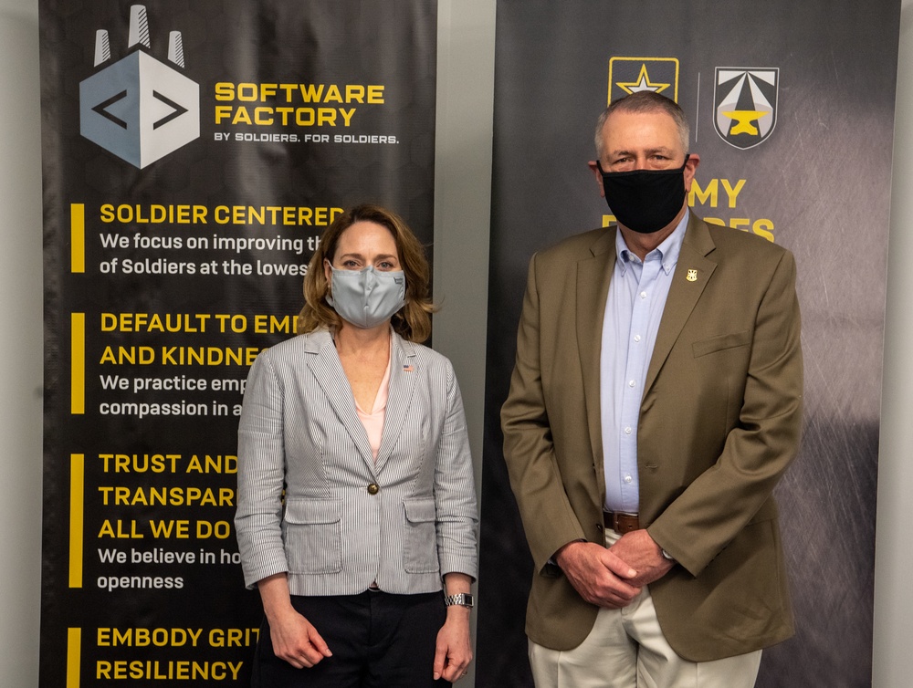 Deputy Secretary of Defense Dr. Kathleen H. Hicks tours Army Future Command facilities