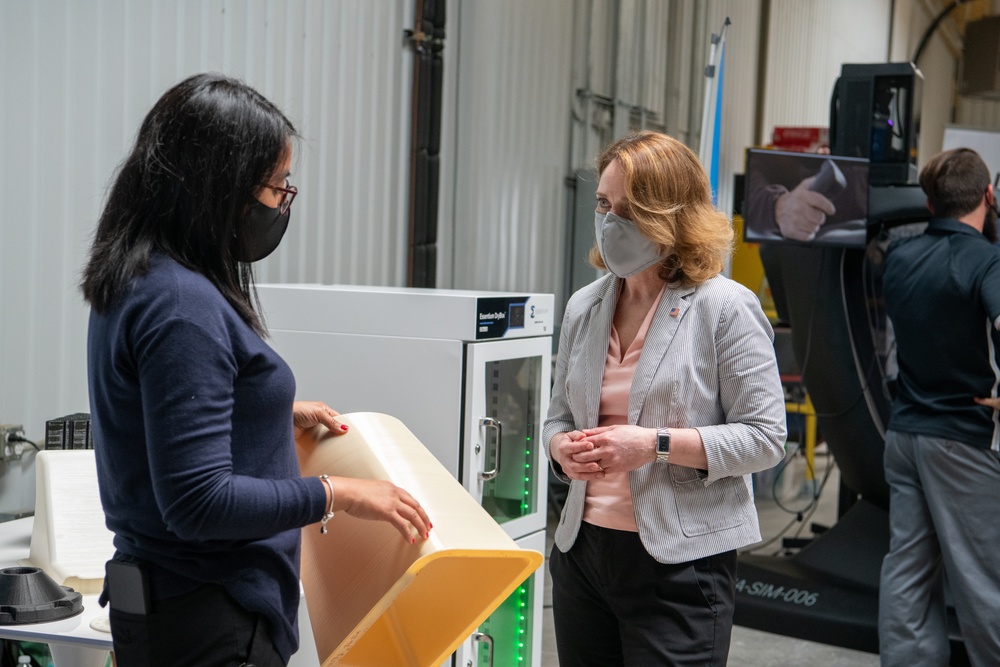 Deputy Secretary of Defense Dr. Kathleen H. Hicks tours Army Future Command facilities