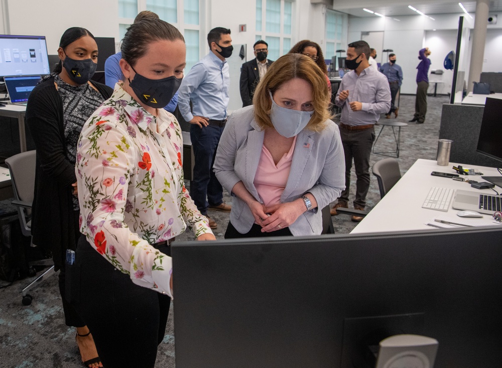 Deputy Secretary of Defense Dr. Kathleen H. Hicks tours Army Future Command facilities