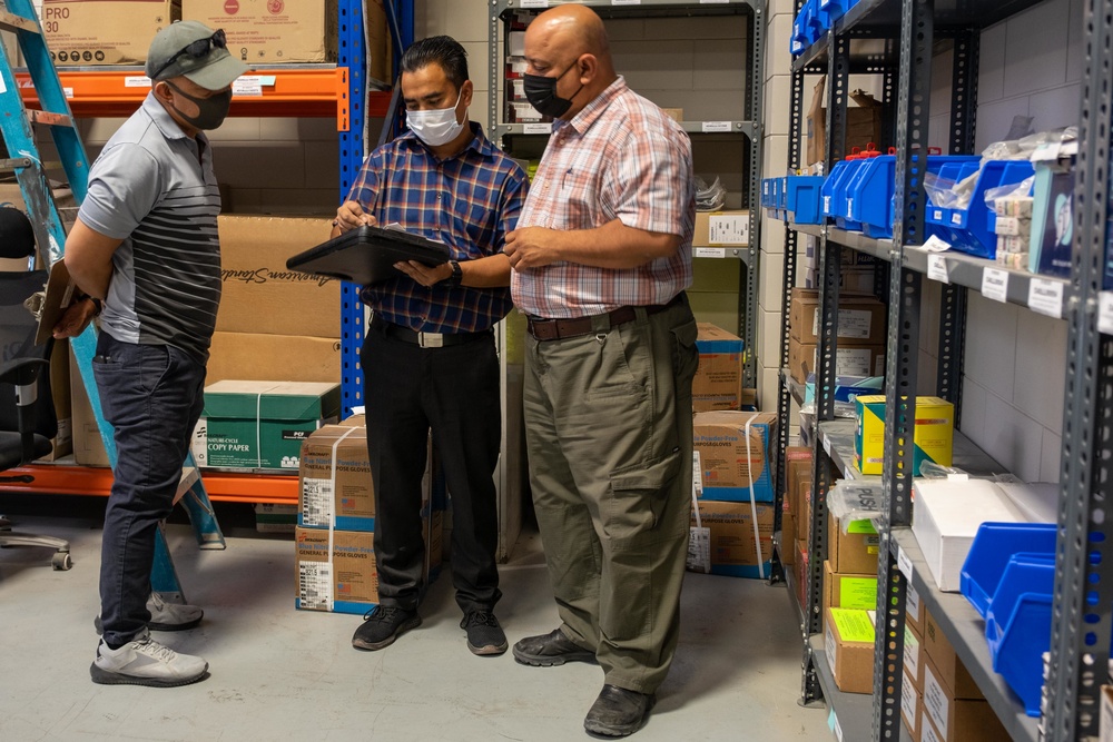 NAVSUP FLC Bahrain Conducts Wall to Wall Inventory
