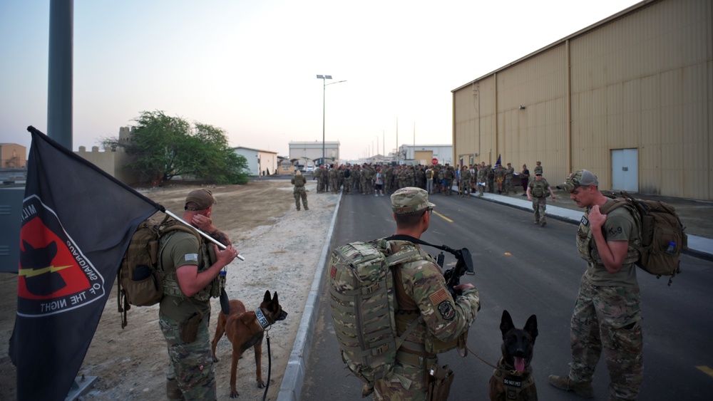 Troops ruck 10K for National Police Week at Al Dhafra