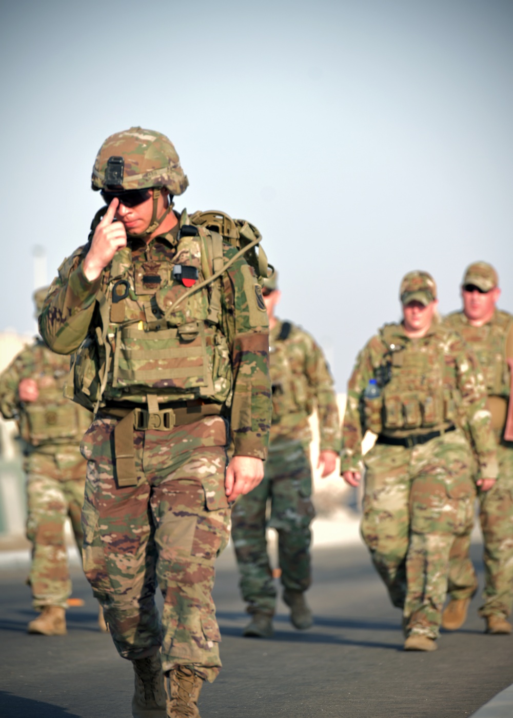 Troops ruck 10K for National Police Week at Al Dhafra