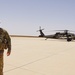 Task Force Phoenix MEDEVAC helicopters fuel up during MEDEVAC mission