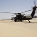 Task Force Phoenix MEDEVAC helicopters fuel up during MEDEVAC mission