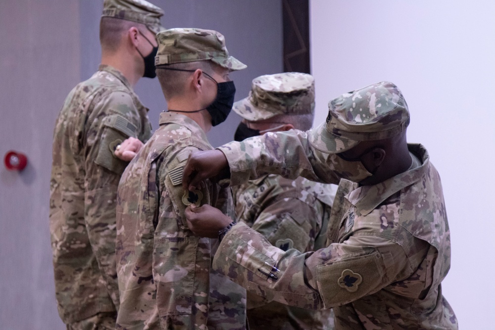 Nebraska Army National Guard MPs Awarded Combat Patch