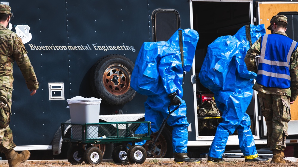 27th Special Operations Medical Group hosts Ready Eagle exercise after tactical pause in 2020