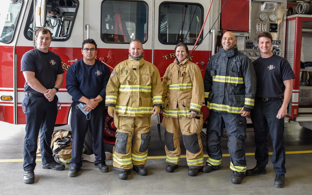 Buckley Garrison Command Team Participates in Firefighting Exercise